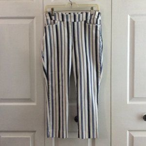 Chico's 0.5 striped pants